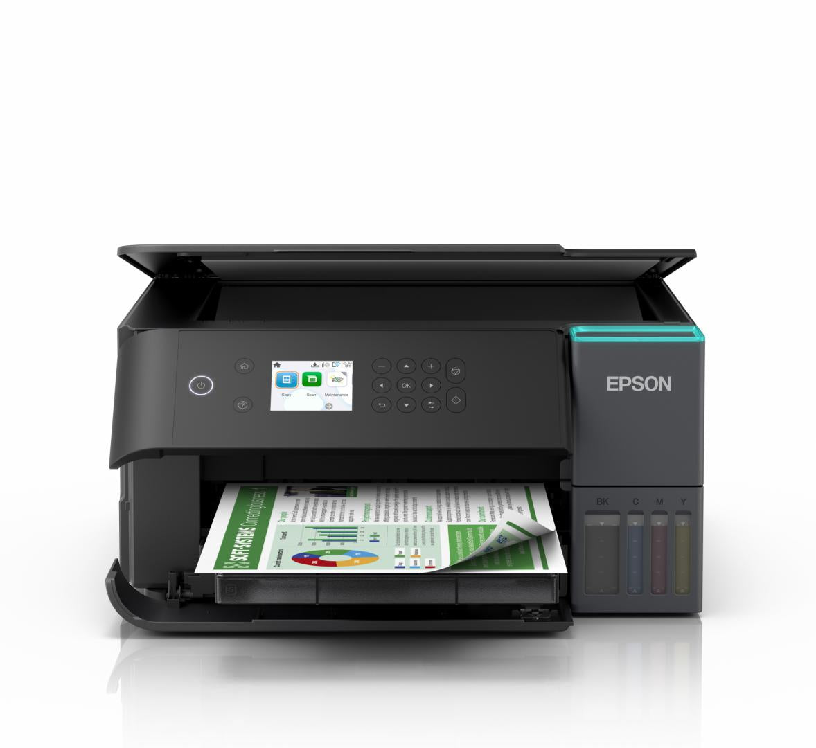 Multifunctional inkjet EPSON EcoTank L6360, CISS, format A4, Color, Duplex, USB + LAN + Wi-Fi