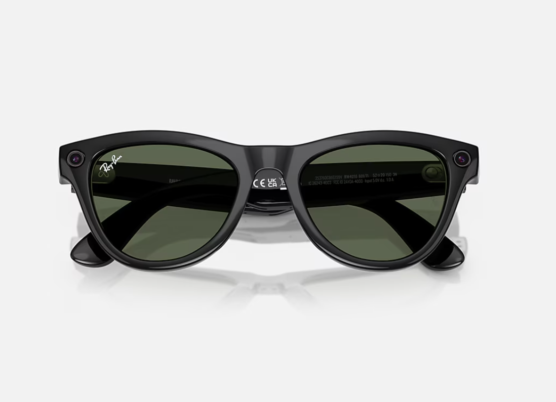 Ray-Ban Meta Skyler AI Glasses Black/Green G15