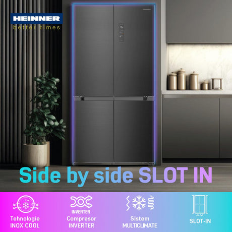 SIDE BY SIDE MULTIDOOR HEINNER HSBS-HM505MDSINFDXE++