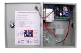 SURSA ALIMENTARE  5A CARCASA METAL Input voltage: 220V AC~240V AC; 50~60Hz Output voltage: 11V DC-14V DC 5A Output contact: locking, access control, exit button Backup battery: Support 12V/7AH (not included)