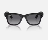 Ray-Ban Meta Wayfarer AI Glasses Matte Black/Polar Gradient Graphite (Large)