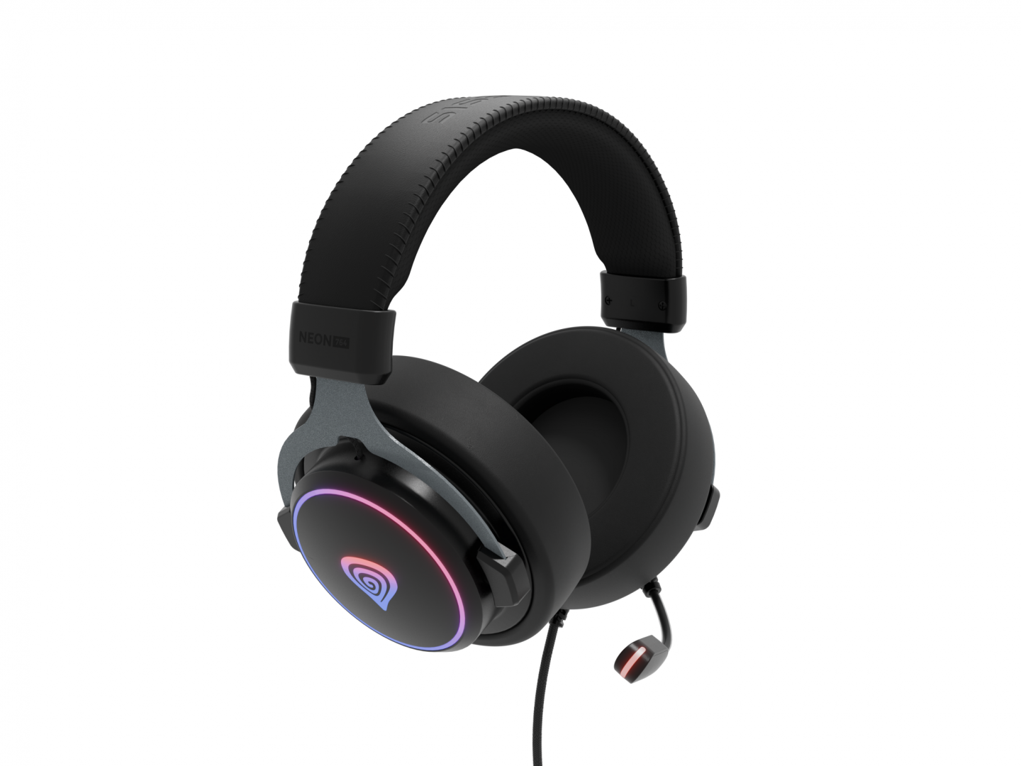 Casti Gaming Head-band GENESIS Neon 764, Wired, Negru