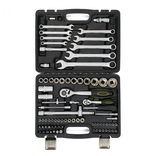 HR TRUSA 82 PIESE 1/4"&1/2" CR-V