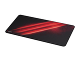 Mousepad Genesis Carbon 500 Maxi Flash, material cauciuc + textil, dimensiuni 900x450x2.5 mm, negru/rosu