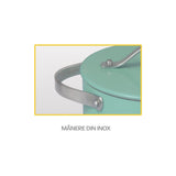 SET GATIT 5 PIESE ALUMINIU PRESAT, CRETA, COOKING BY HEINNER