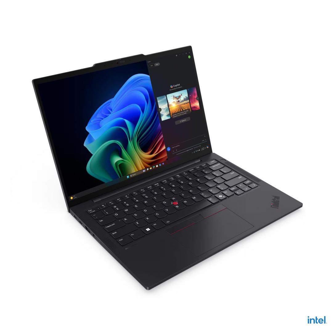 Notebook Business Lenovo ThinkPad T14s Gen 6 Copilot+ PC, cu procesor Intel Core Ultra 5 228V, 14'' IPS WUXGA, 32 GB LPDDR5x, 1 TB SSD, Intel Arc Graphics 130V, Windows 11 Pro