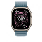 49mm Light Blue Alpine Loop - Small - Natural Titanium Finish