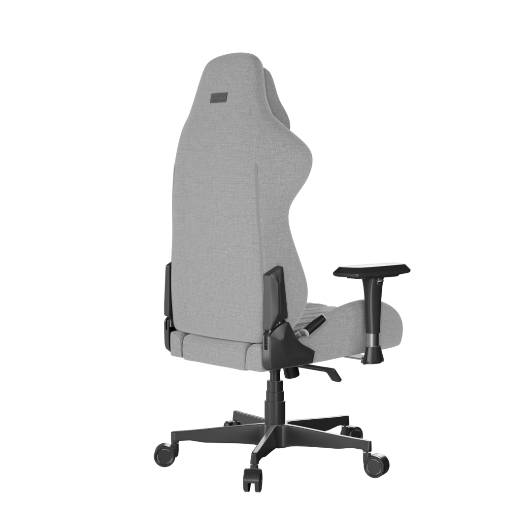Scaun Gaming Hator Darkside 3M Fabric, pana in 120 kg, Gri