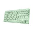Tastatura Trust Lyra Wireless, conexiune USB-A, USB-C 1.1, raza de acoperire wireless 10m, 1x AAA baterie, compatibila cu laptop, pc, Bluetooth devices, tableta, alba
