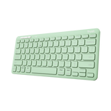 Tastatura Trust Lyra Wireless, conexiune USB-A, USB-C 1.1, raza de acoperire wireless 10m, 1x AAA baterie, compatibila cu laptop, pc, Bluetooth devices, tableta, alba