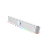 Soundbar Trust GXT 619W Thorne, putere maxima iesire 12W, freccventa raspuns 150 Hz - 20.000 Hz, impendata difuzor 4 Ohm, cu iluminare, alb