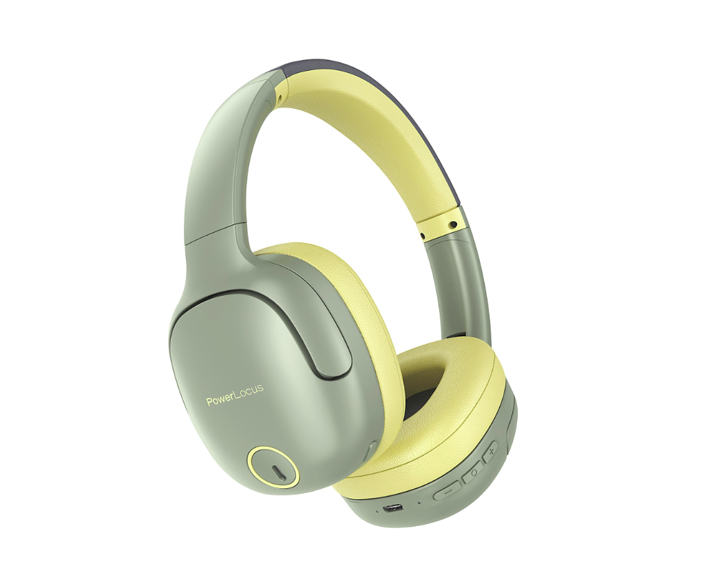 Casti Over-ear PowerLocus P7, Wireless, Gri