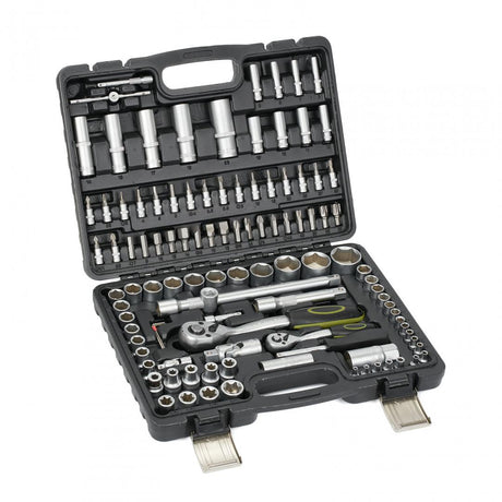 HR TRUSA 108 PIESE  1/4"&1/2" CR-V