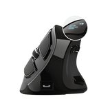 Mouse Trust Voxx, Rechargeable Ergonomic Wireless, negru