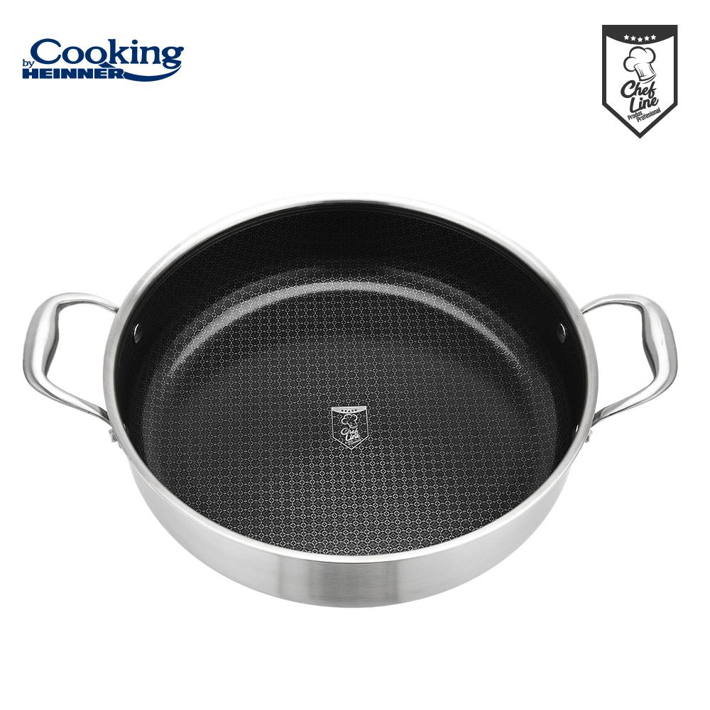 CRATITA CU CAPAC, 30x7.8 CM, 4.8 L, TITANIUM3, COOKING BY HEINNER