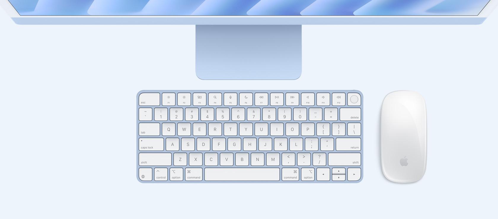 Apple iMAC 24" Retina 4.5k/ Apple M4 (CPU 10-core, GPU 10-core, NeuralEngine 16-core)/24GB/1TB - BLUE - INT KB (2024)  (cto from MD2T4RO/A)