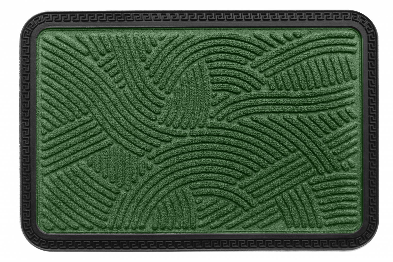 COVORAS INTRARE ANTIDERAPANT CU MARGINE CAUCIUCATA 40X60 CM, VERDE, HEINNER HOME