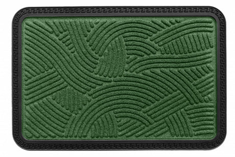 COVORAS INTRARE ANTIDERAPANT CU MARGINE CAUCIUCATA 40X60 CM, VERDE, HEINNER HOME