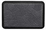 COVORAS INTRARE ANTIDERAPANT CU MARGINE CAUCIUCATA 40X60 CM, GRI, HEINNER HOME