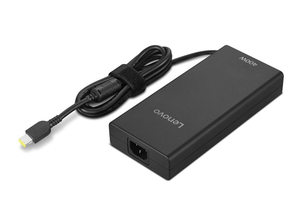 Adaptop Lenovo Legion 400W; Port de incarcare: USB-C; Accesorii incluse: Power adapter; Line cord; Warranty Poster; Power Poster; Dimensiuni (L x D x H) : 235 mm x 200 mm x 80 mm; Greutate: 1.01 Kg; Garantie: 1 an