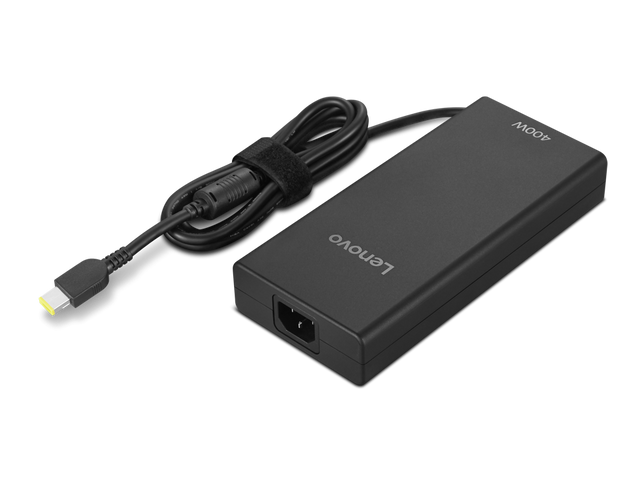Adaptop Lenovo Legion 400W; Port de incarcare: USB-C; Accesorii incluse: Power adapter; Line cord; Warranty Poster; Power Poster; Dimensiuni (L x D x H) : 235 mm x 200 mm x 80 mm; Greutate: 1.01 Kg; Garantie: 1 an