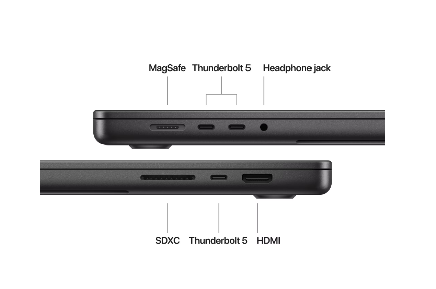 MacBook Pro 16.2"/Apple M4 Pro (CPU 14-core, GPU 20-core, Neural Engine16-core)/48GB/1TB - Space Black - INT KB  (cto from  MX2Y3RO/A)