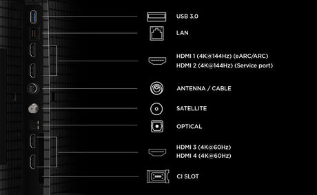 Televizor TCL QD-MiniLED 75T8D, 189 cm, Smart Google TV, 4K Ultra HD, 144Hz, Onkyo