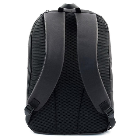 Rucsac laptop Targus Intellect, pentru laptopuri de 15.6", capacitate 16 litri, material poliester, dimensiuni: 30.5 x 11 x 42.5 cm, greutate 0.47 kg, negru/gri