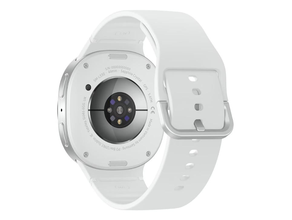 SG Watch8 44mm 1.47" L330 Silver / White strap