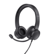 Casti cu fir Trust Ayda, intefata 3.5mm, frecventa raspuns 20 Hz - 20.000 Hz, sensibilitate 95 dB, negru