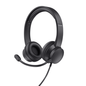 Casti cu fir Trust Ayda, intefata 3.5mm, frecventa raspuns 20 Hz - 20.000 Hz, sensibilitate 95 dB, negru