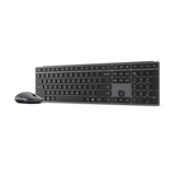Kit wireless mouse & tastatura Lenovo 700 Modern Multi-Device Wireless Combo cu stand pentru teleofon; Mouse: pana la 4000DPI cu senzor: IR; numar de butoane: 8; conectivitate: receptor USB-A 2.4G si Bluetooth 5.4; layout tastatura: US; compatibil cu Windows 10, Windows 11; culoare: gri inchis (Luna
