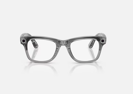 Ray-Ban Meta Wayfarer Gen 2 AI Glasses Shiny Transparent Grey/Sapphire Transitions RW4012 6840MF 53