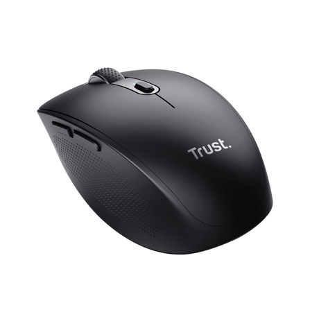 Mouse Trust Ozaa compact, rezolutie maxima 3200 DPI, interfata USB-A, USB-C, negru