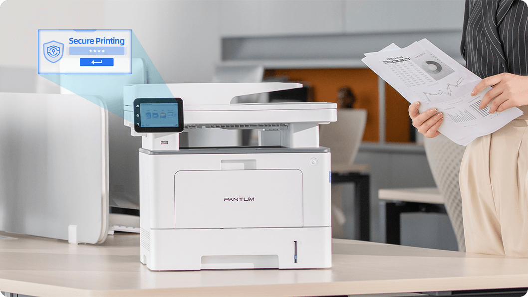 Multifunctional laser PANTUM BM5220ADW, format A4, Monocrom, Duplex, USB + LAN + Wi-Fi
