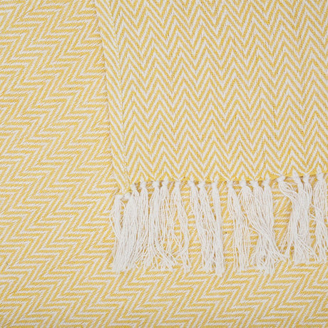CUVERTURA PLED 160X200 CM ZIG YELLOW