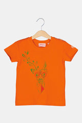 TRICOU  CERB FAMILIE COPII ORANGE-8