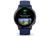 Ceas smartwatch Garmin vívoactive 5 Blue/Blue Metal