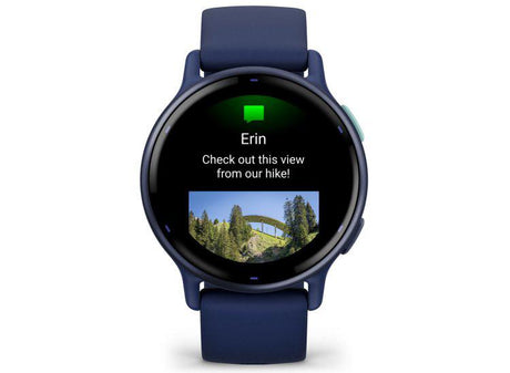 Ceas smartwatch Garmin vívoactive 5 Blue/Blue Metal