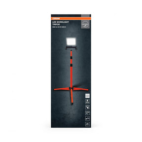 Proiector LED (lampa de lucru) cu stativ OSRAM Worklight Tripod, 50W,220-240V, 4500 lm, lumina neutra(4000K), IP65/IK06/IP44, inaltime ajustabila 1.8m, Aluminiu