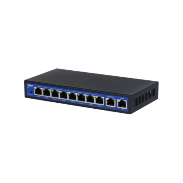 DAHUA WIRELESS ACCESS CONTROLLER DH-EAC10-P, Sursa POE 64W, Interfata: 10 x 10/100/1000 Mbps, WAN 1 × 1000 Mbps, IP20, Standarde retea: 802.11n;802.11b;802.11ax;802.11a;802.11g;802.11ac, Procesor 880 MHz Dual core, IPv4 Forwarding 1 Gbps.