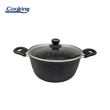 SEMIOALA ALUMINIU FORJAT 24x10 CM,3.8L,ONIX, COOKING BY HEINNER