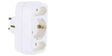BACHMANN  Multistecker 2xEURO + 1xCEE7/3 alb