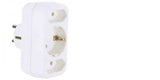 BACHMANN  Multistecker 2xEURO + 1xCEE7/3 alb
