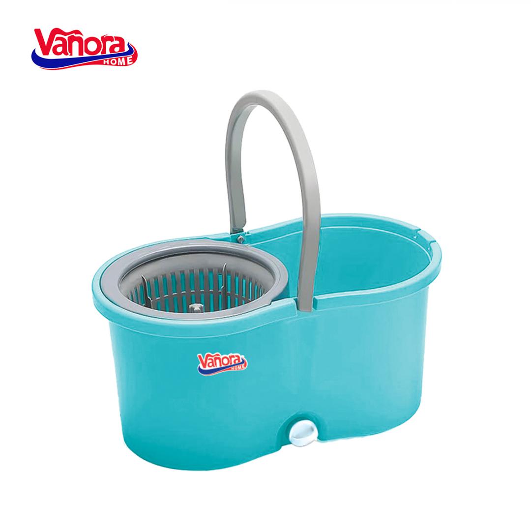 SET CURATENIE CU MOP ROTATIV, CLEAN360, ALBASTRU