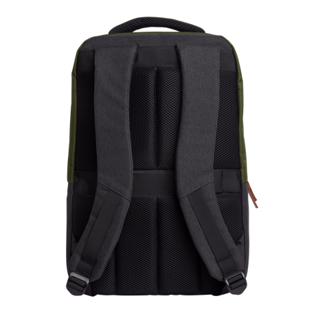Rucsac laptop Trust Lisboa pentru laptop-uri cu diagonala de 16", material POM, RPET Polyester, RPET twill polyester, volum 23 L, verde