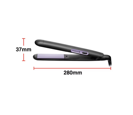 Set placa de indreptat parul, setare de temperatura inalta – 215°C, incalzire rapida – gata de utilizare in 30 de secunde, indicator de pornire LED + uscator de par Remington D3016GP