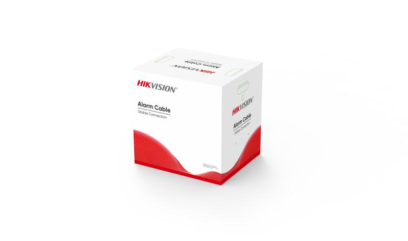Cablu alarma Hikvision DS-1AC4APL1; 4 fire: 4×0.22 mm2, rezistenta foc: CPR Eca, 25AWG, material cupru integral, cutie 305 metri.
