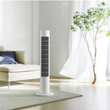 Xiaomi BPTSO2DMU. Type: Household tower fan, Product colour: White, Placement: Floor, Table. Power source type: DC, Power consumption (typical): 24 W, Energy consumption per 1000 hours: 1 kWh. Width: 290 mm, Depth: 290 mm, Height: 1014 mm