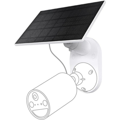 Tapo Solar Panel SPEC: 5.2V 2.5W FEATURE: Type-C Charging Port, Non-Stop Power,  Flexible Solar Installation, Works with Tapo Battery Camera, 4m Charging Cable(Total), Weatherproof (IP65)